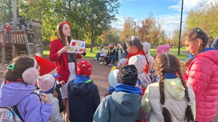 В парках Серпухова ярко стартовала золотая осень