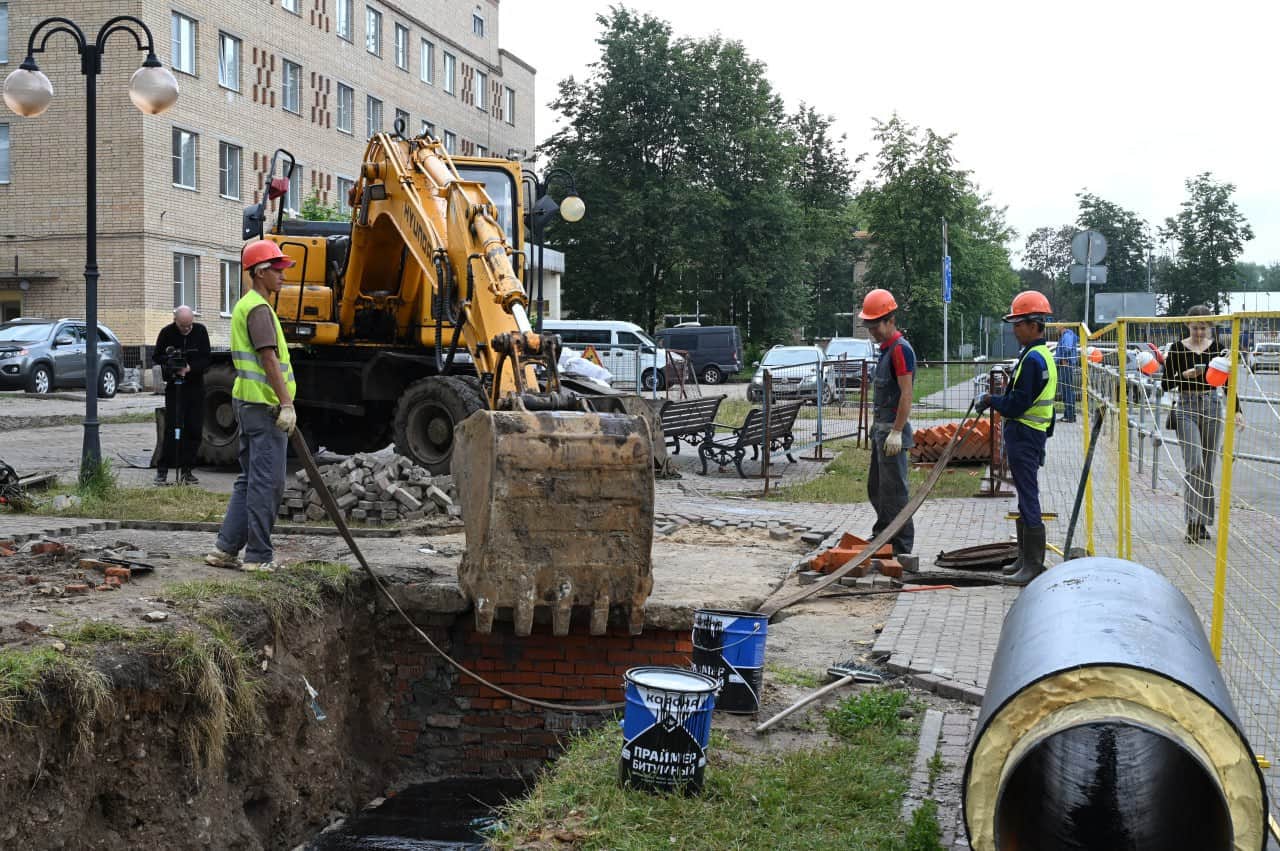 Завершен ремонт тепломагистрали в Серпухове