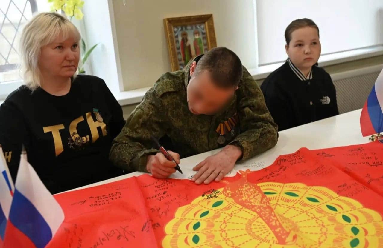 Встреча с участником СВО прошла в Серпухове