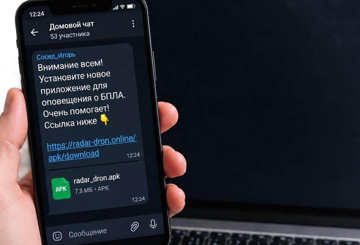 О троянах под видом «радаров БПЛА» предупреждают жителей Серпухова