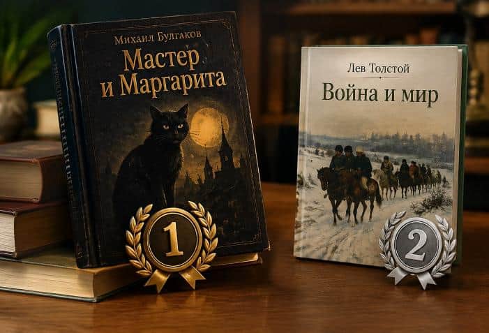 Россияне выбрали лучшие книги: «Война и мир» на втором и у неё есть пущинский след