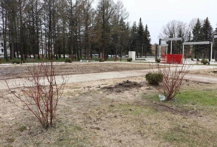 На месте катка в Пущино власти обещают навести красоту