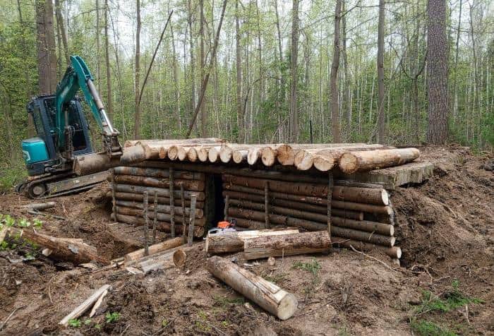 В Серпухове восстанавливают партизанскую землянку отряда «Смерть фашизму»