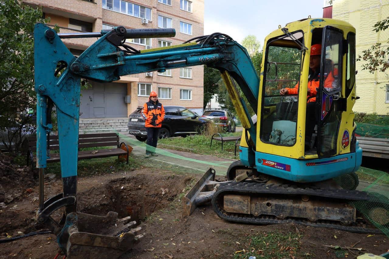 В округе завершается ремонт водопроводных сетей