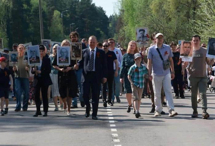 По Протвино прошёл «Курчатовский Бессмертный полк»