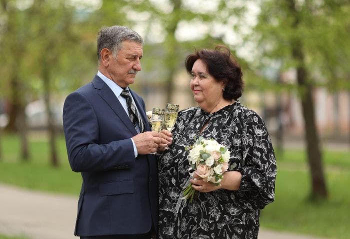 Прожили 50 лет: в Серпухове чета Егоровых отметила золотую свадьбу