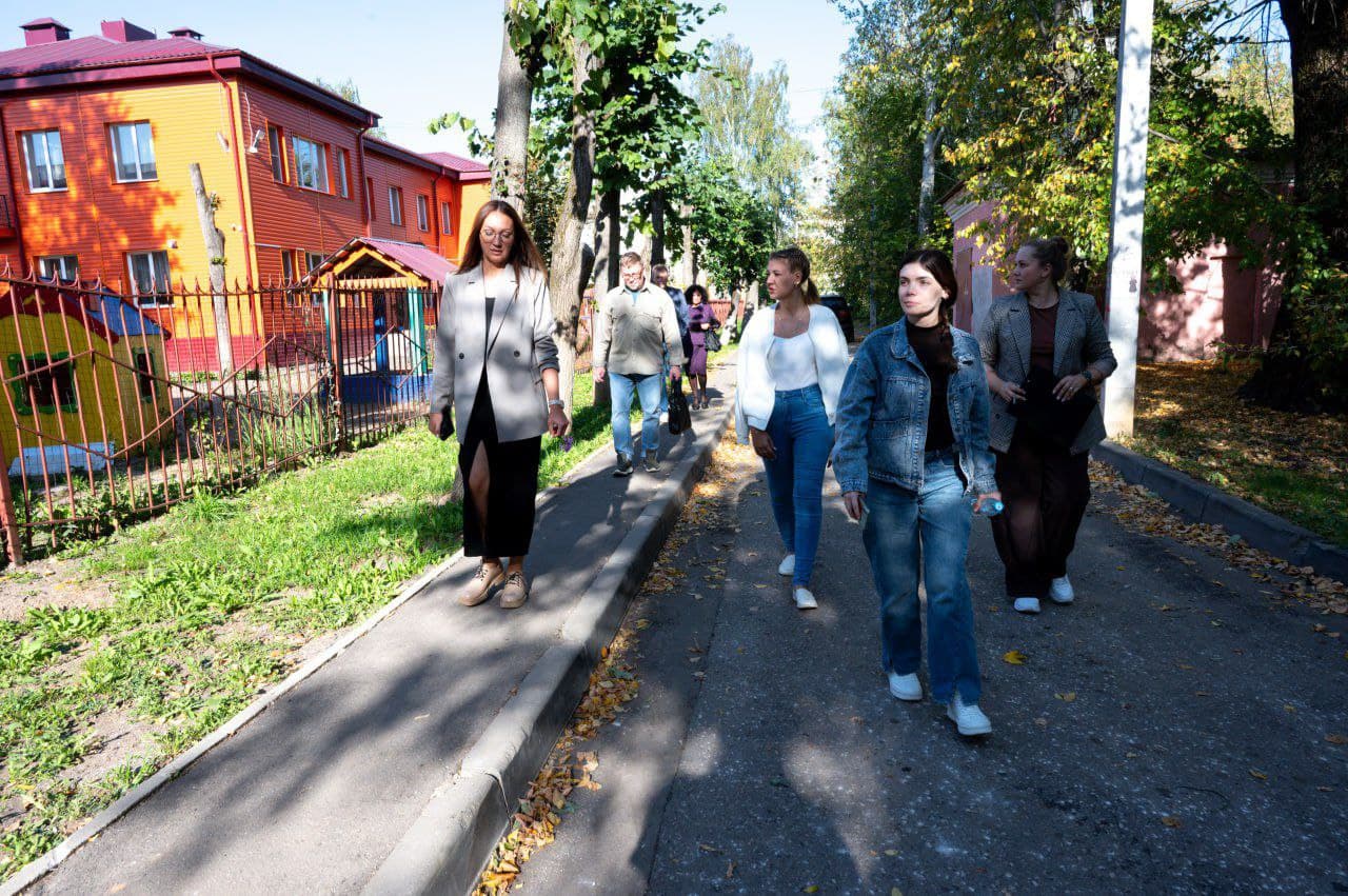 В Серпухове прошел рейд по благоустройству дворов