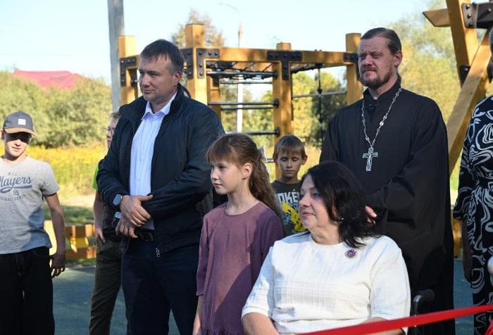 Новую детскую площадку открыли в Бутурлино под Серпуховом