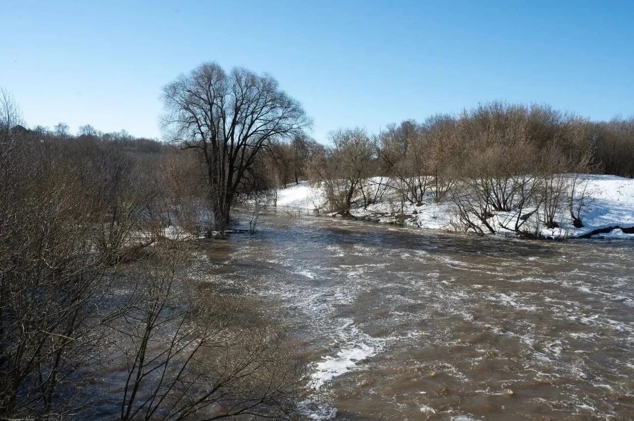 Уровень воды в городском округе растёт из-за таяния снега