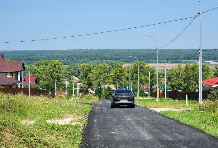 В Пущино заасфальтировали дороги к участкам многодетных семей