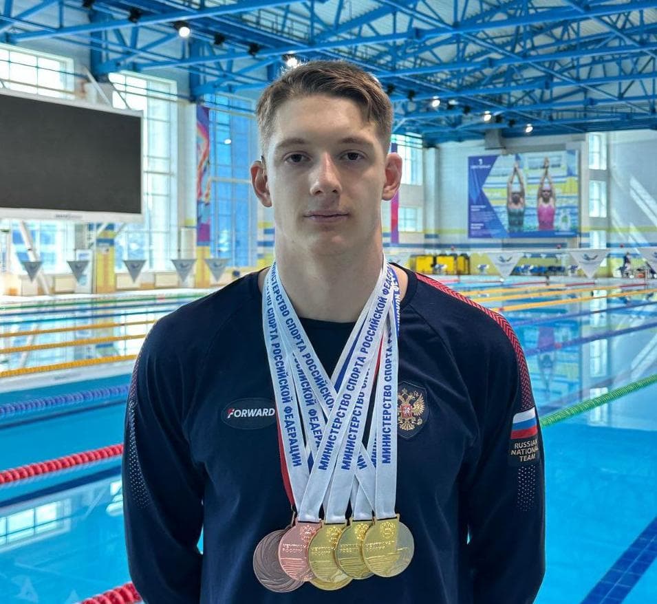 Марк Трошин — чемпион России по плаванию