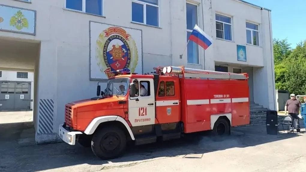 В Губернском колледже появился собственный пожарный автомобиль