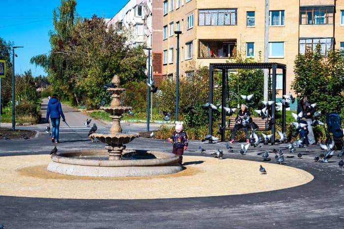 Пешеходную зону 15-летней выдержки открыли в Серпухове