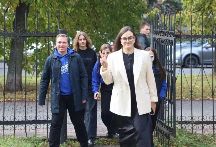 Лидер подмосковной МГЕР пришла на выборы в Серпухове с командой
