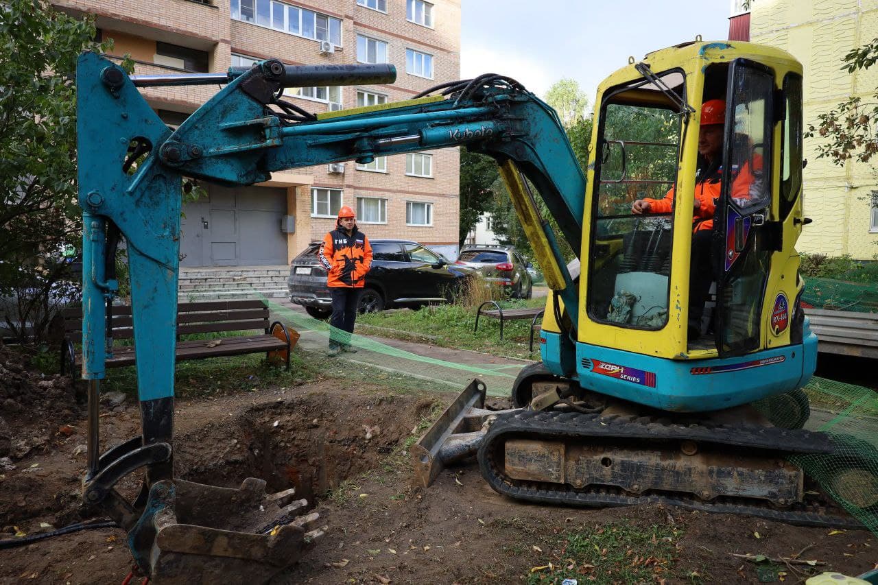 В округе завершается ремонт водопроводных сетей