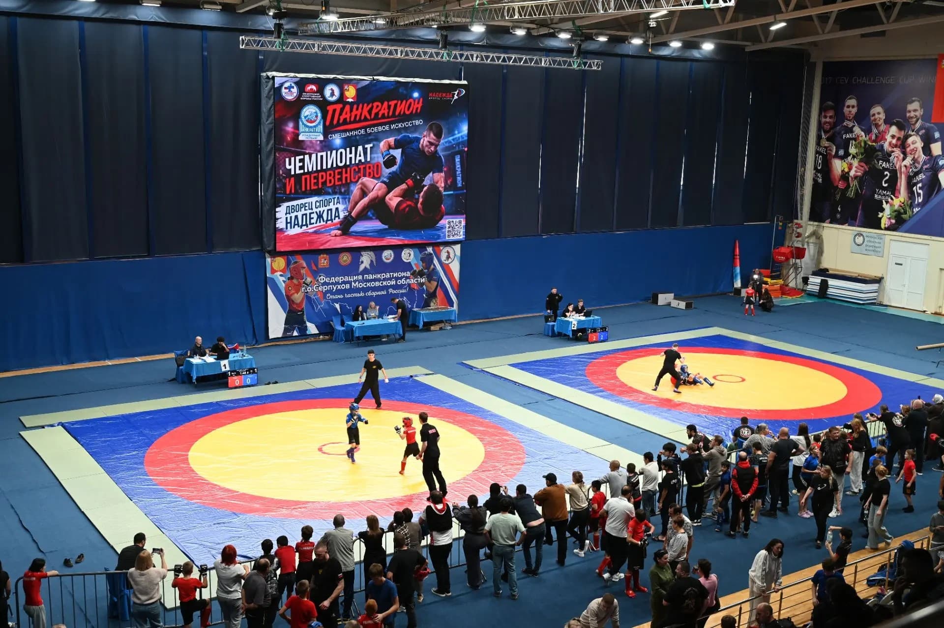 200 спортсменов вышли на ковёр чемпионата по панкратиону в Серпухове