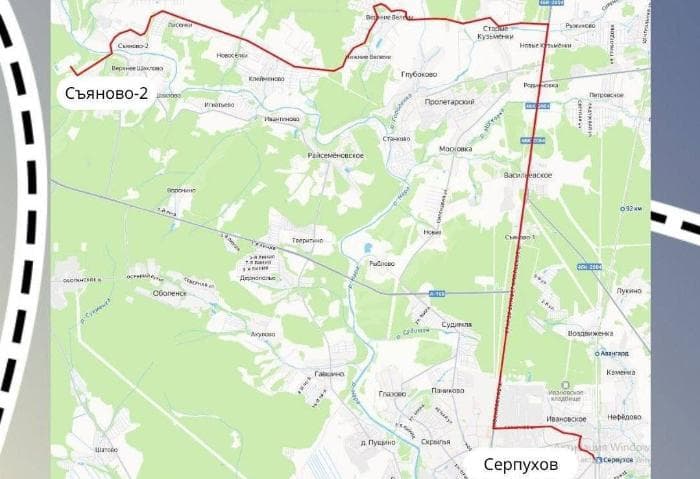 Автобус Серпухов-Съяново будет заезжать еще в три деревни