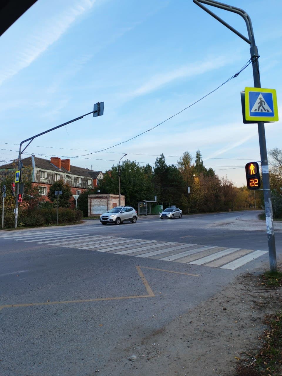 Пешеходные светофоры на Дашковой развернуло не в ту сторону