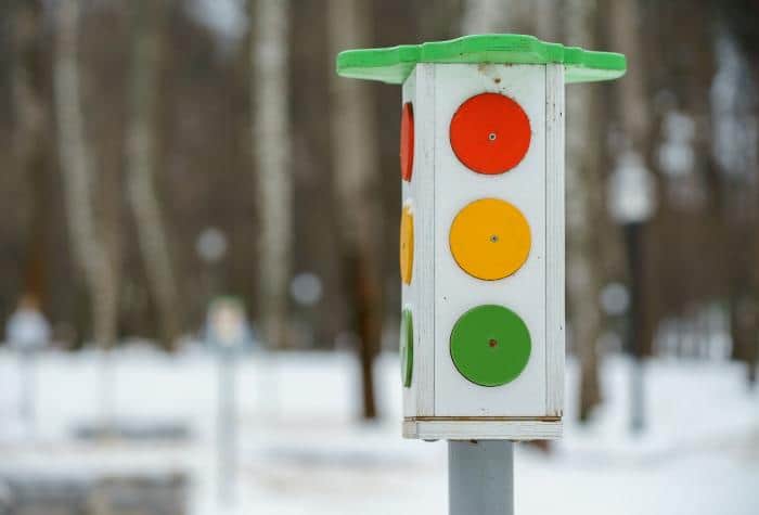 В Серпухове по-новому настроили светофор у Калиново