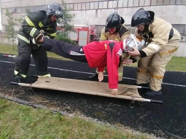 Будущие спасатели из Серпухова соревновались в мастерстве