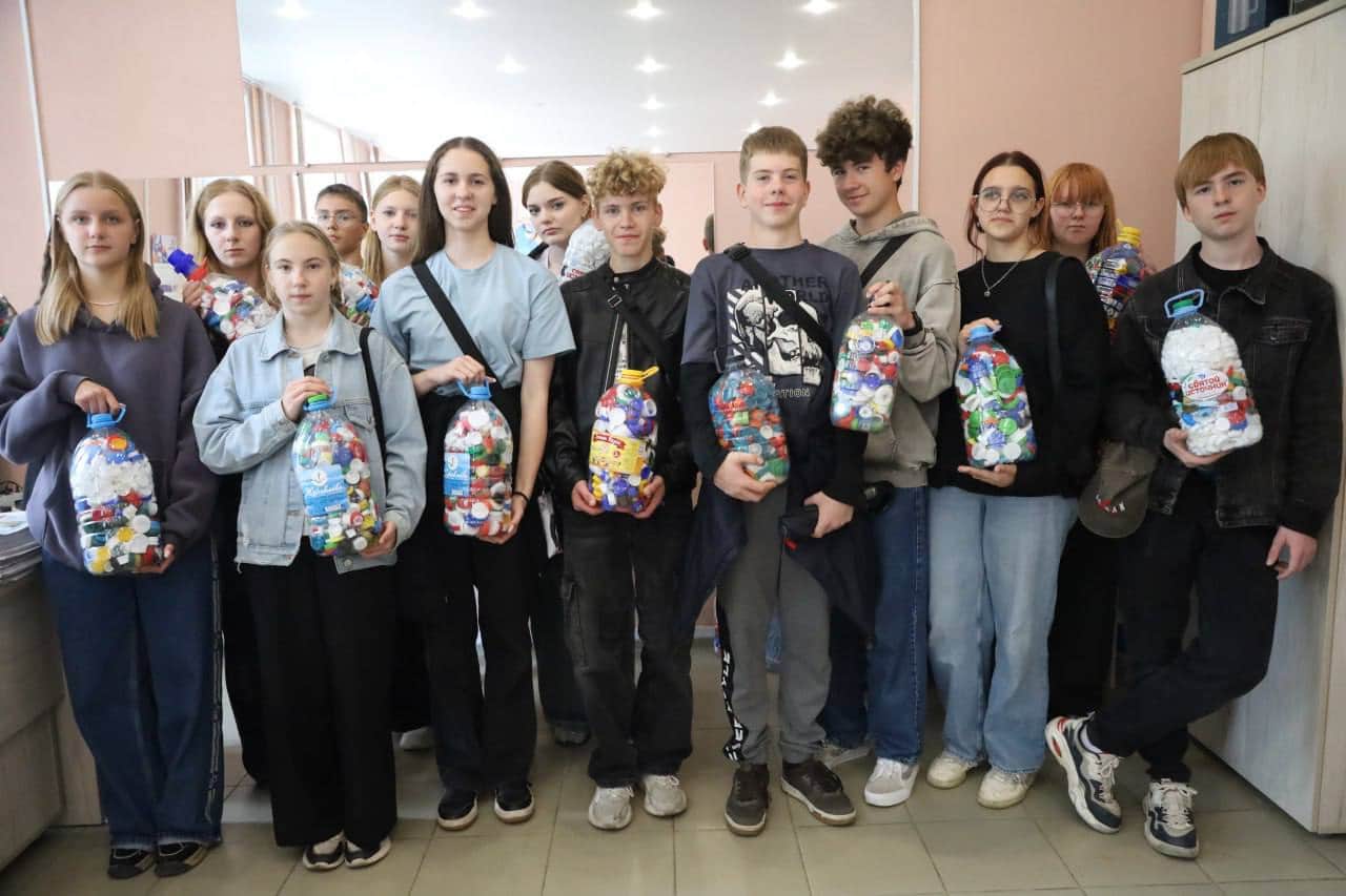 «Добрые крышечки»: юные серпуховичи продолжают экологическую акцию