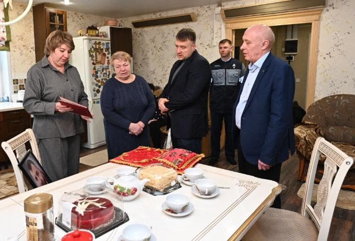 В доме матери погибшего участника СВО в Серпухове провели газ