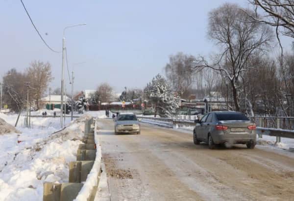 В Бутурлино открыли временный мост для легкового транспорта