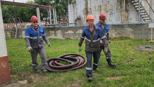 В Серпухове прошли учения по ликвидации разлива топлива