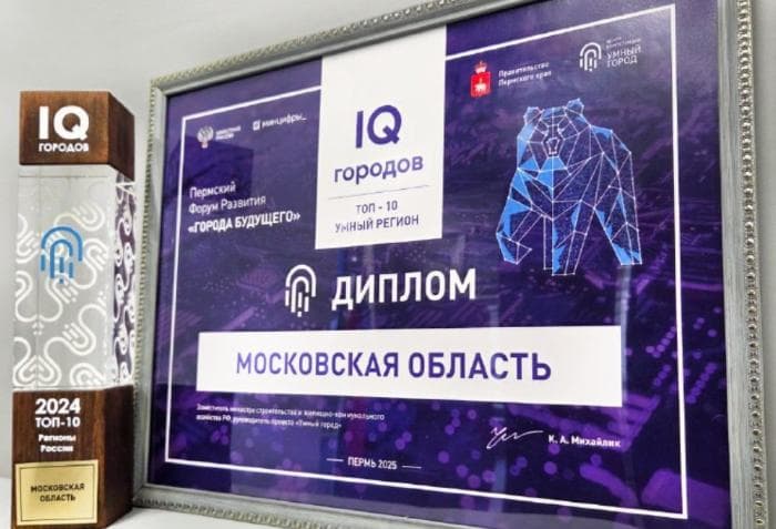 Подмосковье признали одним из самых умных регионов России