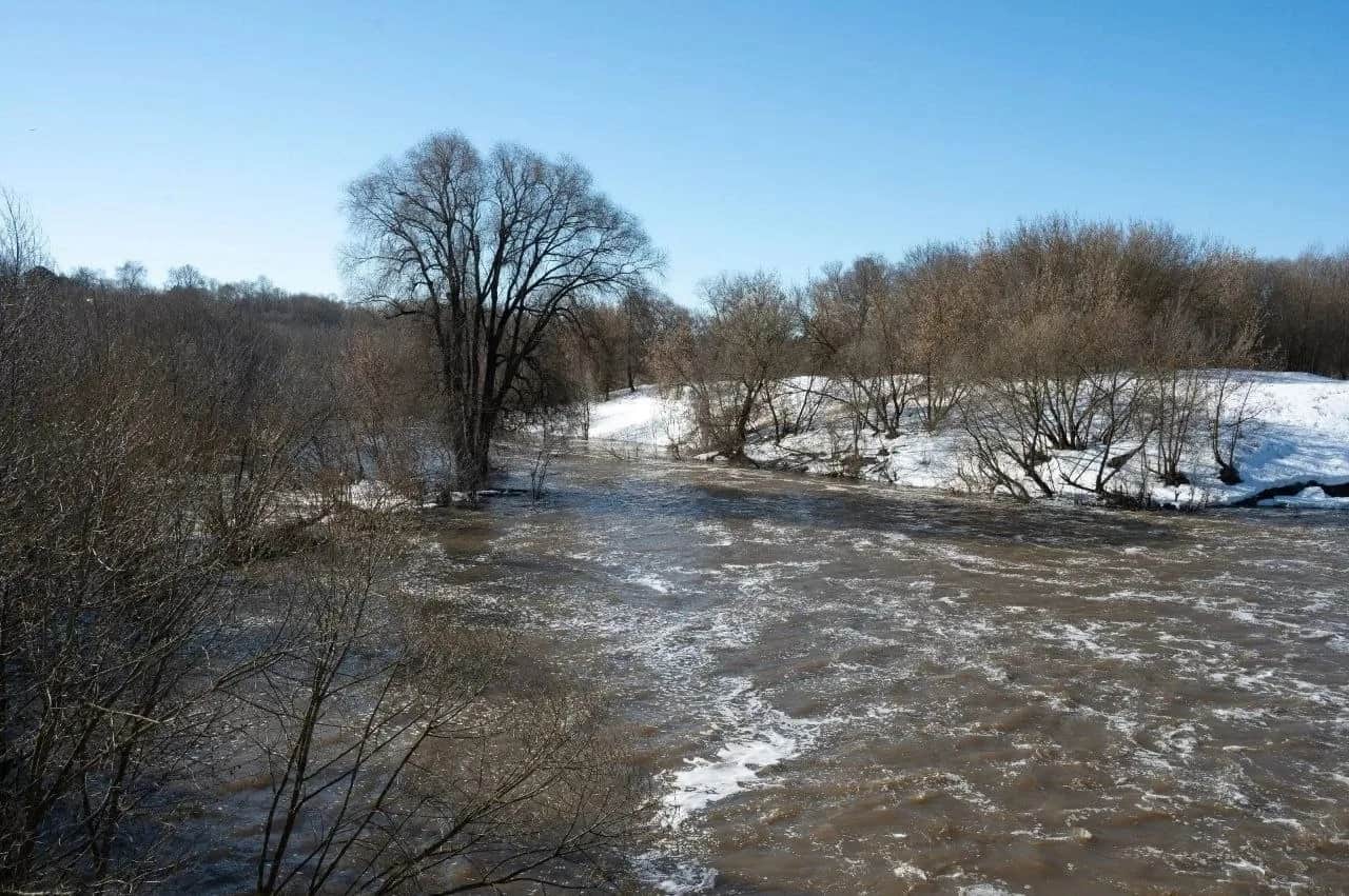 Уровень воды в городском округе растёт из-за таяния снега