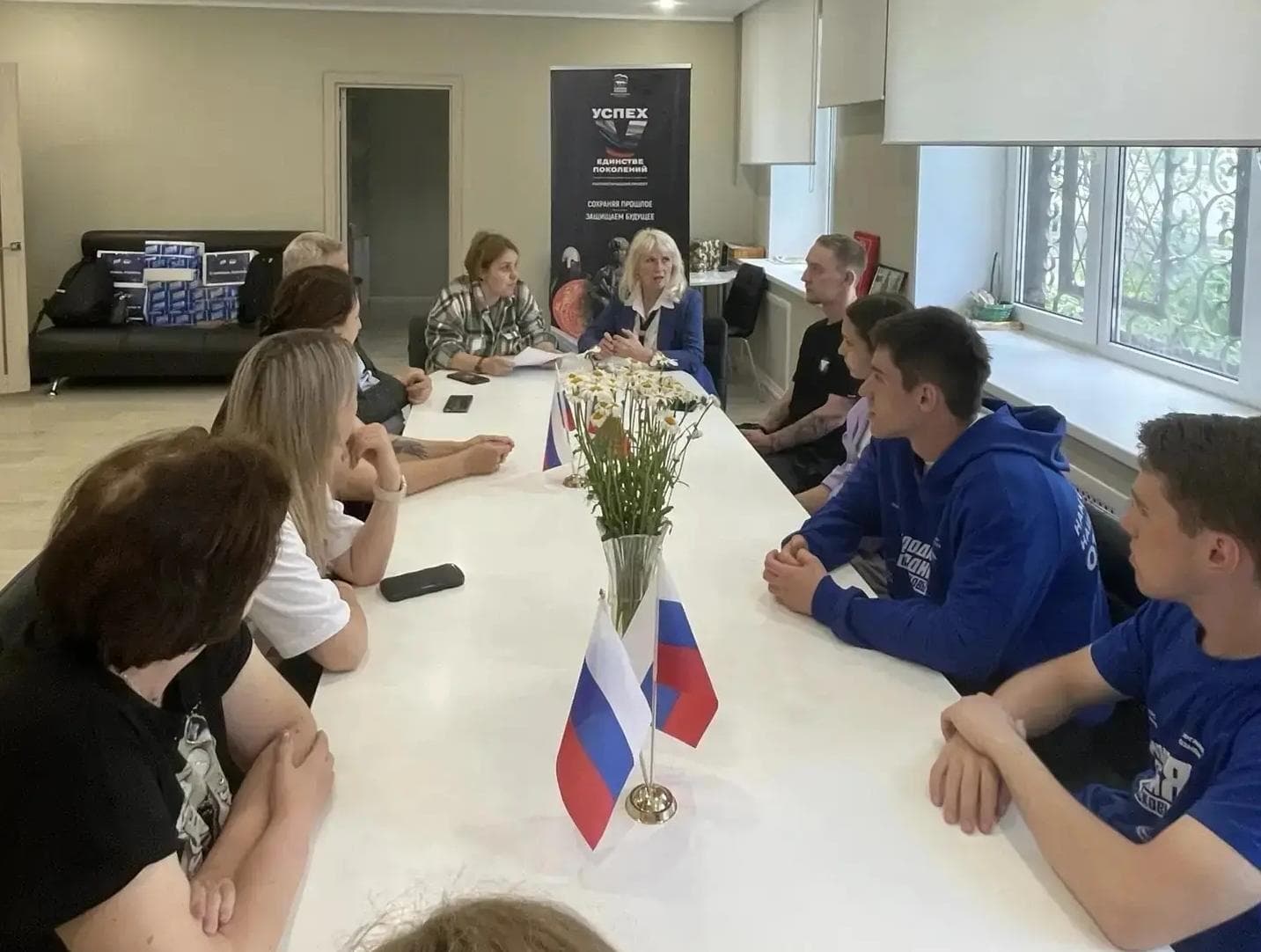 В Серпухове встретились с военнослужащим с позывным «Пазл»