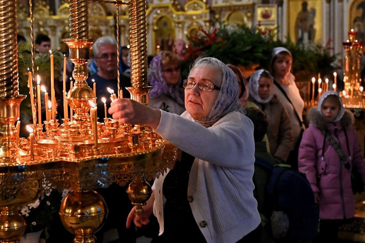 В Серпухове тысячи верующих приняли участие в рождественских богослужениях