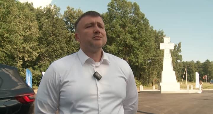 На въезде в Серпухов открыли второй в городском округе Поклонный крест
