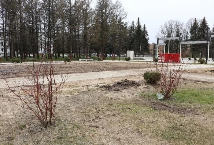 На месте катка в Пущино власти обещают навести красоту