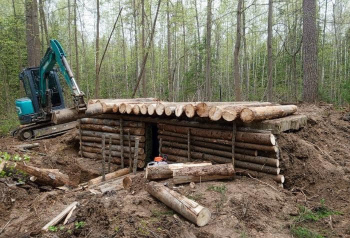 В Серпухове восстанавливают партизанскую землянку отряда «Смерть фашизму»