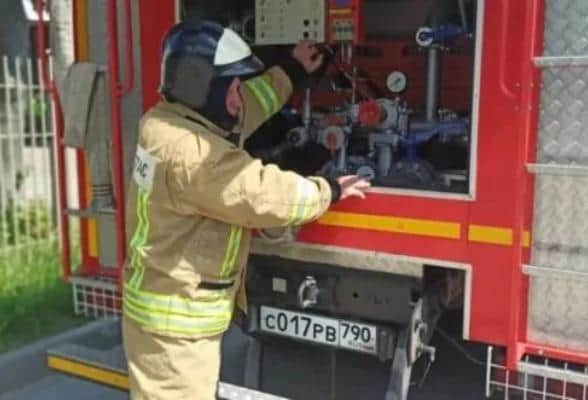 Серпуховские пожарные проверили детский сад в Липицах и нашли недочеты