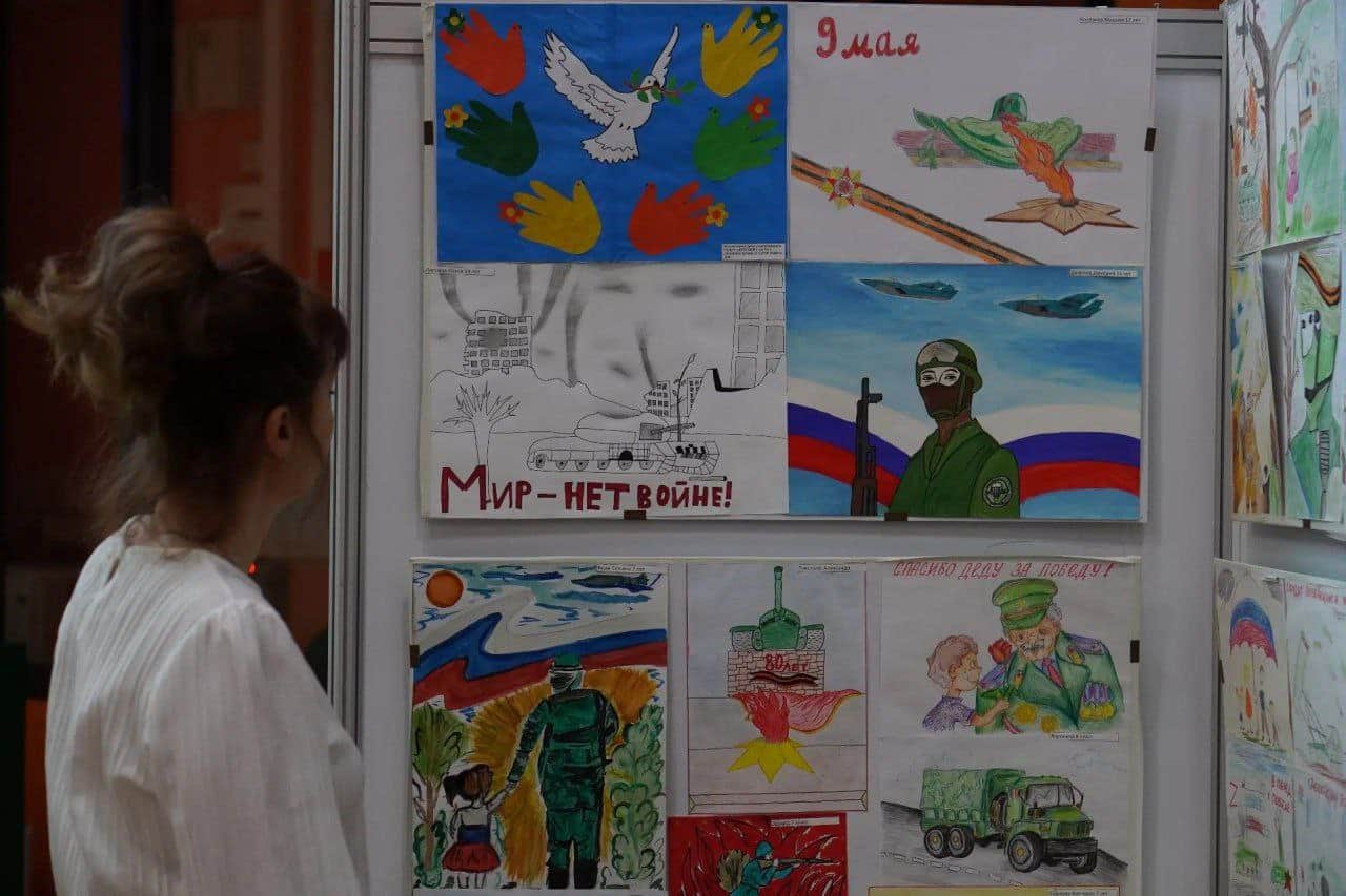 Выставка детского творчества из Донбасса открылась в Пущино
