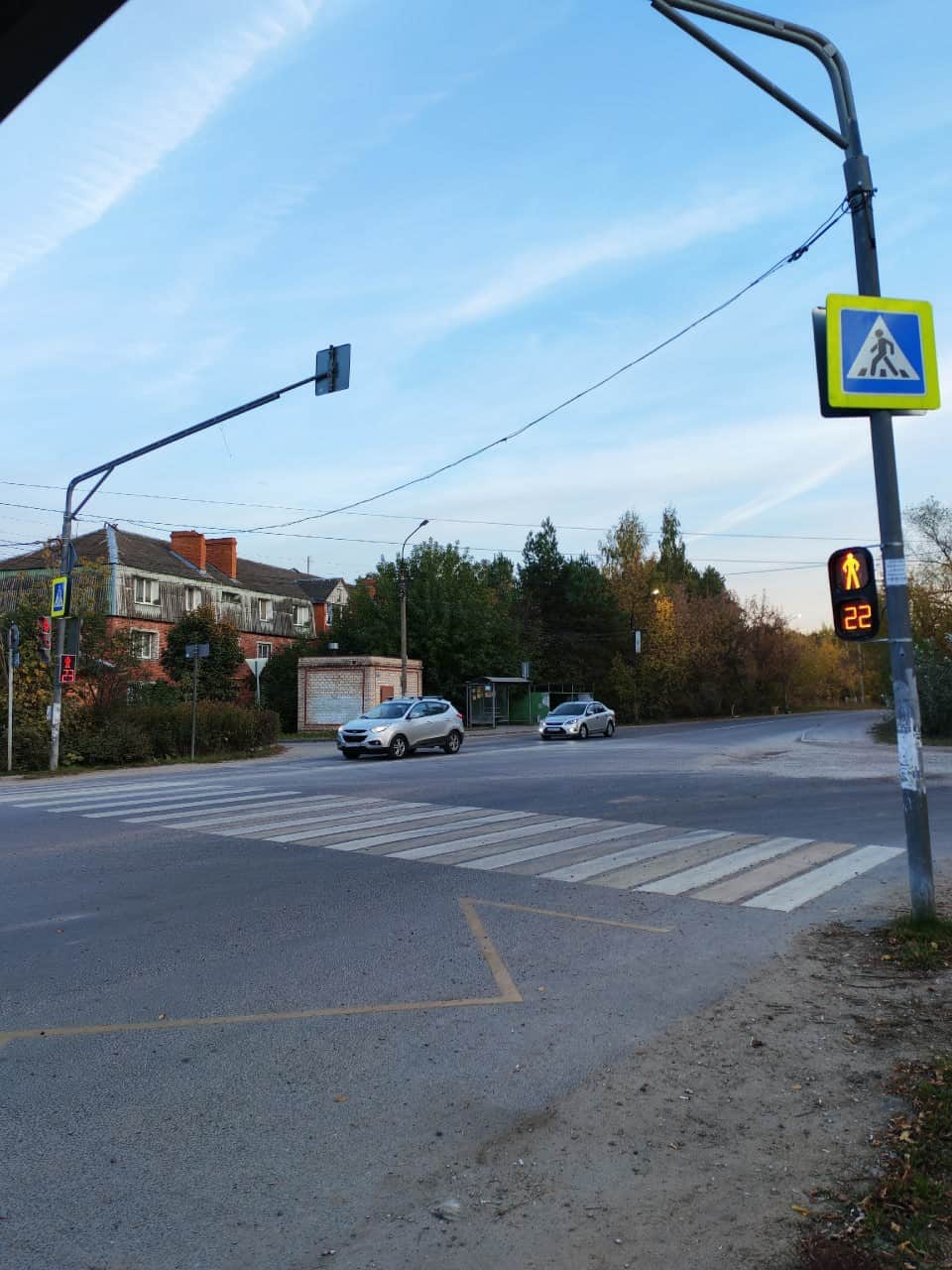 Пешеходные светофоры на Дашковой развернуло не в ту сторону
