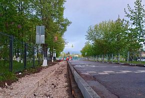 В Серпухове дорожники приступили к строительству тротуаров